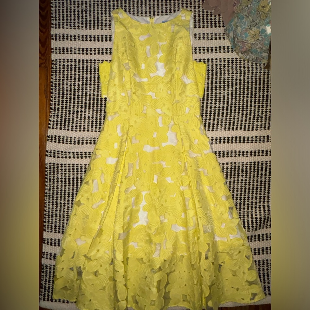 Antonio Melani yellow floral dress